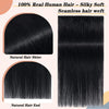 100% Brazilian Clips In One Piece Hair Extension Natural Straight Remy Human Hair  Invisible Seamless Clip in Straight One Piece