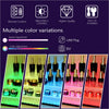 Acrylic Display Rack with LED Lights - 3 Tier Nail Polish Perfume Rack and Display Ladder Rack,,Figures Stand,Clear Cupcake Rise