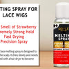 GOIPLE Melting Spray Glue for Lace Front Extra Hold Wig Adhesive Bond Tool and Remover Slick Hair Wax Stick Edge Control Gel Kit