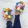 Hausschuhe Damen Baumwoll-Hausschuhe Pelzige Flip-Flops Hausschuhe Süße Teddybär-Puschen Plüsch-Pantoletten Damen Günstige Puschen