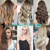 50Pcs Nano Ring Human Hair Extensions Straight Remy Micro Beads Ring Hair Extension 0.5g/0.8g/1g/Strand 12-26Inch Natural Color