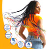 Sensationnel African Collection Braids 6X X-Pression Pre-Stretched Braid 58" - Lightweight, Long-Lasting