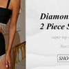 New Women Summer Patchwork Bandage  2 Two Piece  Strapless  Sleeveless Bow Top & Mini Skirt Club Party Holiday High Street Sets