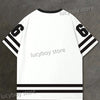 Mens 3D Numbers Printed Short Sleeve T Shirt Man V Neck Sportwear Brooklyn Racing Football Tee Vintage Casual Tops Men Clothes