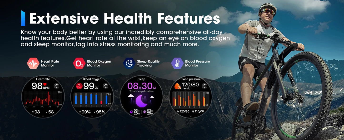 Karchilor Smartwatches für Herren 2025 Smartwatch für Damen Bluetooth Anruf 1.85 High-Definition Bildschirm Fitness Sport Wasserdicht