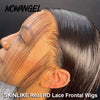 WOW ANGEL HD Lace Frontal Wig 250% 13x6 HD Lace Front Wig Straight Hair Invisible HD Lace Melt Skin HD Lace Front Human Hair Wig