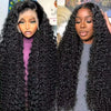 Burmese Curly Deep Wave Human Hair Bundles With 13X4 Frontal Closure Bundle Deals 100% Raw Human Hair Weaving Curly Hair Bundle