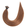 50Pcs Nano Ring Human Hair Extensions Straight Remy Micro Beads Ring Hair Extension 0.5g/0.8g/1g/Strand 12-26Inch Natural Color