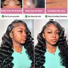 Loose Deep Wave 13x6 HD Lace Frontal Human Hair Wigs Brazilian Curly Wigs 13x4 Human Hair Lace Front Wig Preplucked Remy Hair