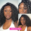 Deep Wave 13x4 Lace Front Wigs Short Bob Wig Brazilian Virgin Human Hair Pre Plucked With Baby Hair Natural 4x4 Closure Bob Wigs