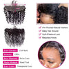 Burmese Curly Deep Wave Human Hair Bundles With 13X4 Frontal Closure Bundle Deals 100% Raw Human Hair Weaving Curly Hair Bundle