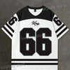 Mens 3D Numbers Printed Short Sleeve T Shirt Man V Neck Sportwear Brooklyn Racing Football Tee Vintage Casual Tops Men Clothes