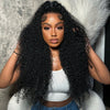 30 Inch 13x4 Kinky Curly Lace Front Wigs Human Hair Pre Plucked 13x6 Transparent Lace Jerry Curly Wig For Women With Baby Hair