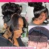 250 Dichte Invisi Kordelzug Eng anliegend 360 HD Voll-Spitzen-Frontal-Perücken 30 Zoll Body Wave Lace Front Echthaarperücke Kleberlose Perücke
