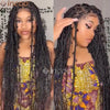 36 Zoll Synthetische Spitze Geflochtene Perücken Schmetterlingszöpfe Spitzenperücke für schwarze Frauen Zopfperücken im Ausverkauf Box Braids Spitzenperücke