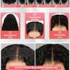 220 Dichte HD 13X6 Transparent Tiefe Wasserwelle Gelockte Echthaar Lace Front Perücke 30 34 Zoll 13X4 Lace Front Echthaar Perücken