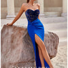 Adyce Abend Maxi Pailletten Langes Kleid Für Frauen Trägerlos Sexy Hoher Schlitz Party Celebrity Patchwork Mode Damen Kleid Vestidos