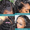 220 Dichte HD 13X6 Transparent Tiefe Wasserwelle Gelockte Echthaar Lace Front Perücke 30 34 Zoll 13X4 Lace Front Echthaar Perücken