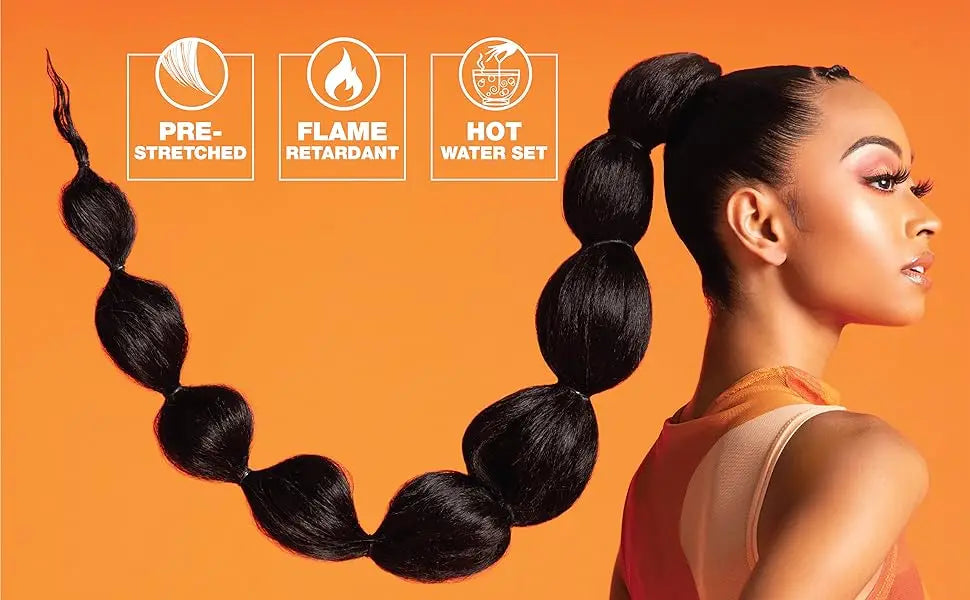 Sensationnel African Collection Braids 6X X-Pression Pre-Stretched Braid 58" - Lightweight, Long-Lasting