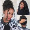 250 Density 30 Inch Invisible Strap Water Wave Curly 360 Full Hd Lace Front Human Hair Wig Glueless Wig Deep Wave Frontal Wig