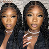 36 Zoll Synthetische Spitze Geflochtene Perücken Schmetterlingszöpfe Spitzenperücke für schwarze Frauen Zopfperücken im Ausverkauf Box Braids Spitzenperücke