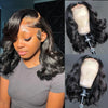 Short Bob Wig Body Wave 13x4 Glueless Wig Human Hair Brazilian Ready To Wear 4x4 Lace Frontal Closure Wig for Women Preplucked