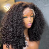 Deep Curly Wave Short Bob Perücken brasilianische 100% Echthaar 13x4 Lace Front Perücken 4x4 Lace Closure Lockige Perücken für Frauen 200% Dichte