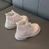 Autumn Winter Kids Boots Warm Plush Boys Toddler Girls Boots Fashion Leather Children Casual Shoes Boys Girls Boots for Kids