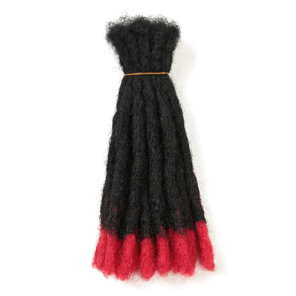 10-Zoll Synthetische Dreadlocks Häkelzöpfe Haare Handgemachte Locs Hip-Hop-Stil Für Männer Und Frauen Ombre Flechtperücke Extensions He