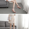Eilyken New Design Sexy White String Bead High Heels Women Sandals Summer Gladiator Party Dress Buckles Pumps Shoes Size 35-42