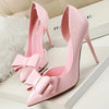 BIGTREE Shoes Bow-knot Woman Pumps Stiletto 10.5 Cm Women Basic Pump Pointed Toe Classic Pumps Sexy High Heels Women Shoes 2026