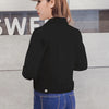 New Long Sleeve winter Slim White Black Jeans Top For Women Solid Denim Jacket Women Short Overcoat Ladies Jackets Tops