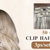 Full Shine Human Hair Extensions Clip in Hair Extensions Human Hair 7PCS 105G Double Weft Hair Extensions Human Hair For Woman