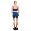 two piece set women two pieces outfits summer clothes crop top shorts 2 piece set women  summer clothing wholesale