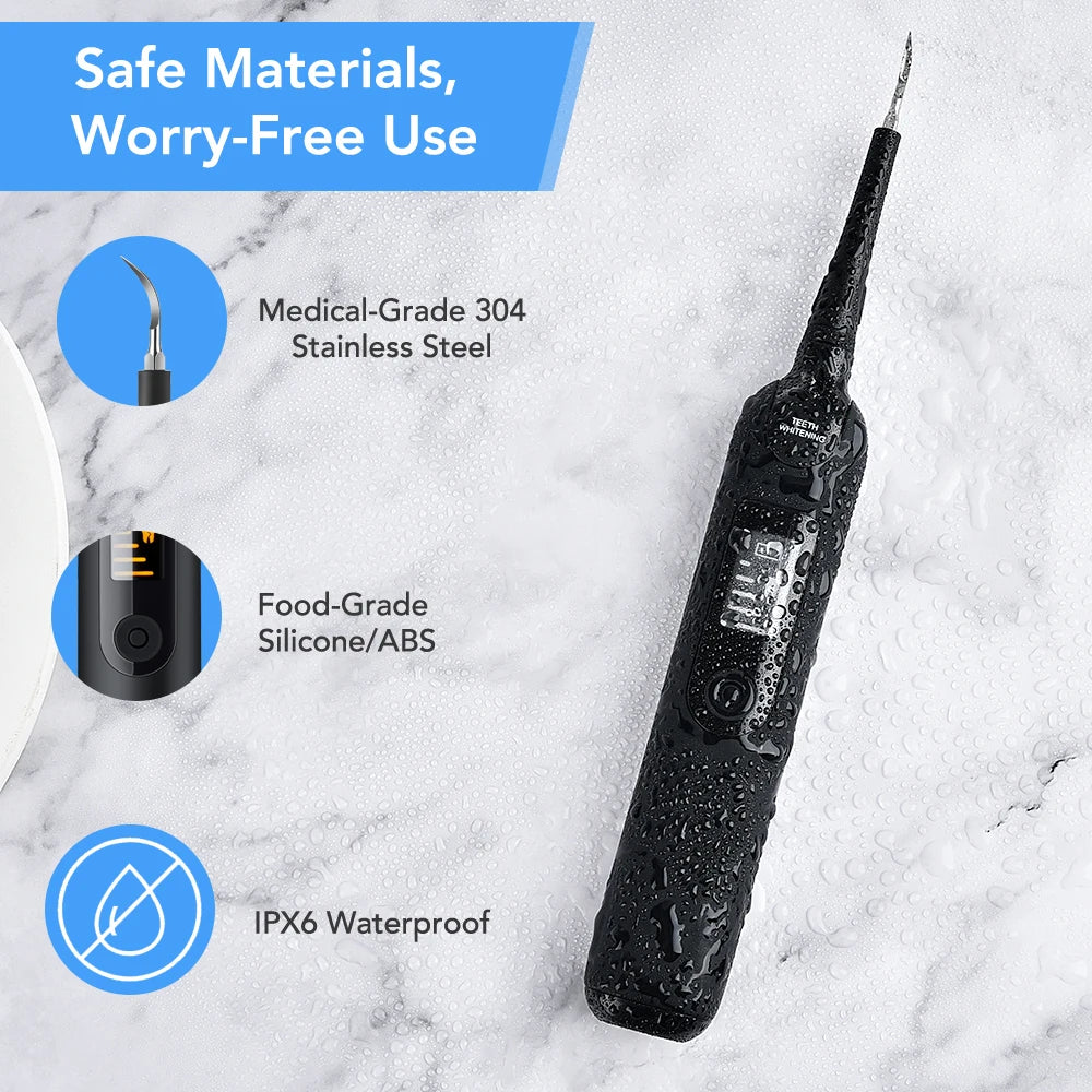 Home Calculus Remover Dental Scaling Electric Scaler Sonic Smoke Stains Tartar Plaque Teeth Whitening Dental Scaler