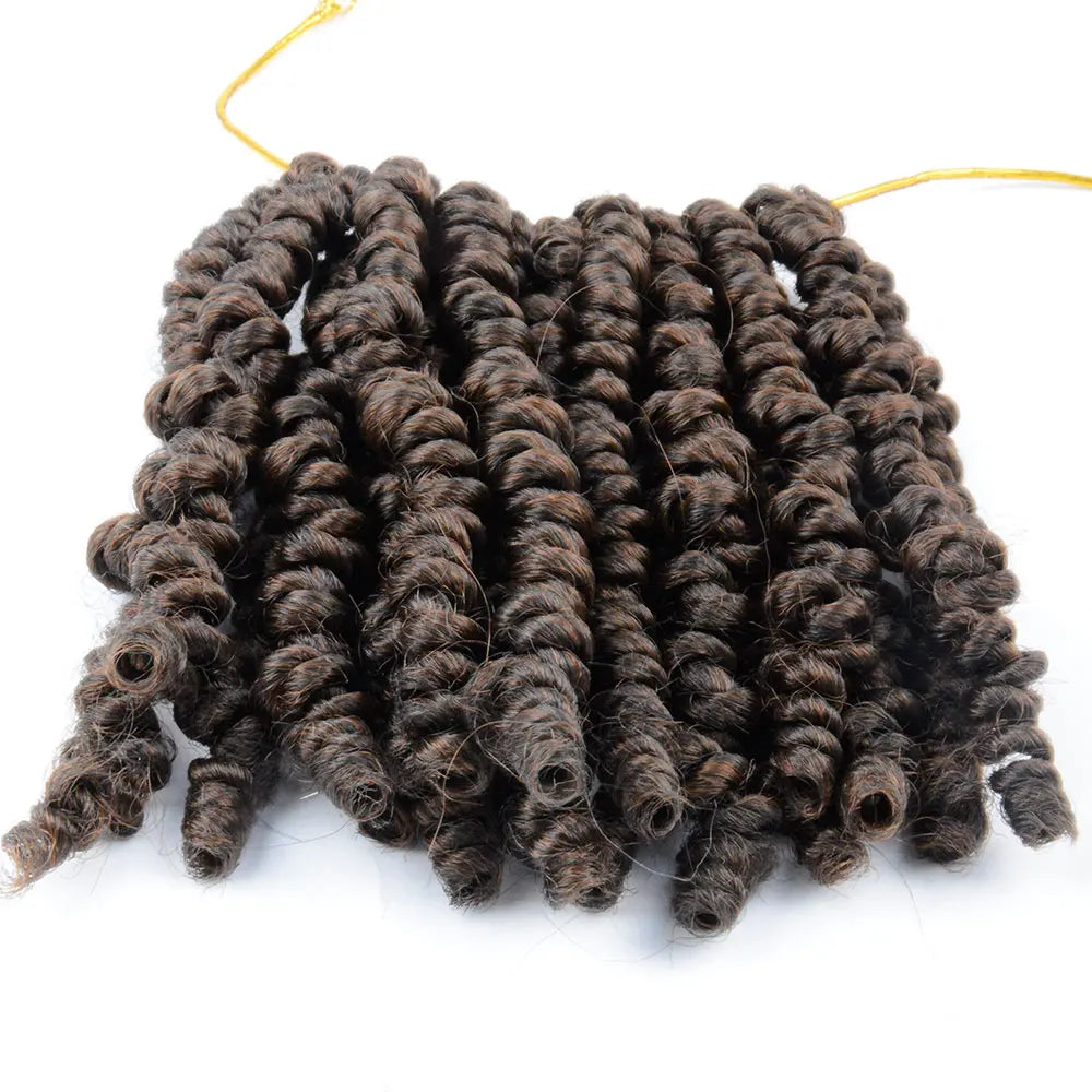 Bob Spring Twist Hair Vorgeflochtene Häkelzöpfe 6 Zoll Synthetisches kurzes Passion Twist Haar vorgeflochten von Flyteng