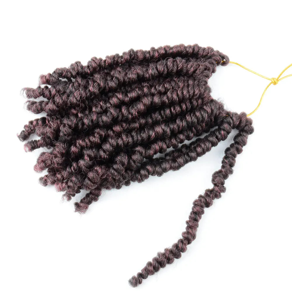 Bob Spring Twist Hair Vorgeflochtene Häkelzöpfe 6 Zoll Synthetisches kurzes Passion Twist Haar vorgeflochten von Flyteng