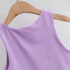 2023 Summer Fashion Women Sexy Slim Tops O-neck Sleeveless Double Nylon Ladies Good Quality Tank Tops 6 Colors