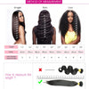 Charisma 26 Inches Long Water Wave Synthetic Lace Front Wig For Black Women Dark Blue Colored Frontal Wigs Natural Hairline Wig