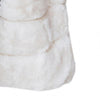 Autumn Winter Women Jacket Vest Solid Color Round Neck Faux Fur Coat Thick Crew Neck Outerwear Plush Jacket for Women