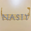 Wholesale NASTY SEXY Shiny Rhinestone Choker Necklace Letter for Women BABY Big Choker Necklace Crystal Collar Statement Jewelry