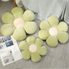 Stuffed Six Petal Flower Cushion Girly Room Decor Sunflower Pillow Bay Window Pink Flower Setting for Kids Bedroom Seat Pillow