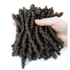 Bob Spring Twist Hair Vorgeflochtene Häkelzöpfe 6 Zoll Synthetisches kurzes Passion Twist Haar vorgeflochten von Flyteng