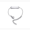 Vnox Personalize Mom Daughter Son Name Bracelets Non Allergy Stainless Steel Baptism Custom Love Baby Gifts Adjustable Jewelry