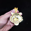 Hip Hop 3D Tiger Pendant Necklace with 13mm Crystal Cuban Chain HipHop Iced Out Bling Necklaces Men Women Fashion Charm Jewelry