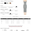Kliou Trägerloser rückenfreier sexy Bodycon-Midikleid Neu Damen High Waist gestreifte Kleider Eleganz Mode Partykleidung