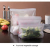 Silicone Food Storage Containers Reusable Food Storage Bags Lunch Bags Stand Up Zip Shut Bag Cup Fresh Food Leakproof Containers