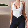 Bandage Halter Hot Sexy Navel Pink Crop Top 2021 Summer Sexy Female Art Print Sleeveless Fashion Slim Tight Party Club Outer