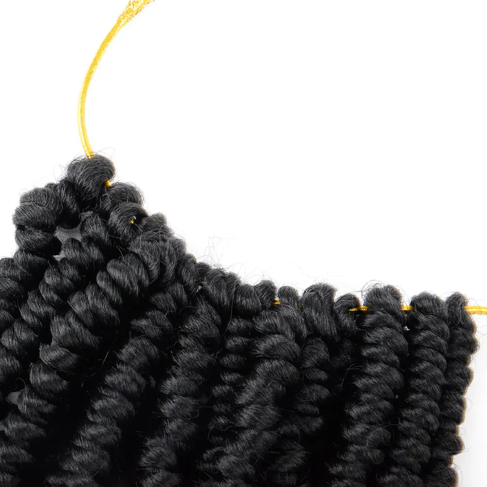 Bob Spring Twist Hair Vorgeflochtene Häkelzöpfe 6 Zoll Synthetisches kurzes Passion Twist Haar vorgeflochten von Flyteng