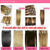 ZZHAIR 100% Brazilian Human Remy Hair Extensions 16"-26" 1Pcs Set 100g-200g One Piece 5 Clips In Natural Straight